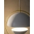 Lampa wisząca  z mosiężnym pierścieniem i białym metalowym kloszem Tavia NO2412353001 - Nordlux